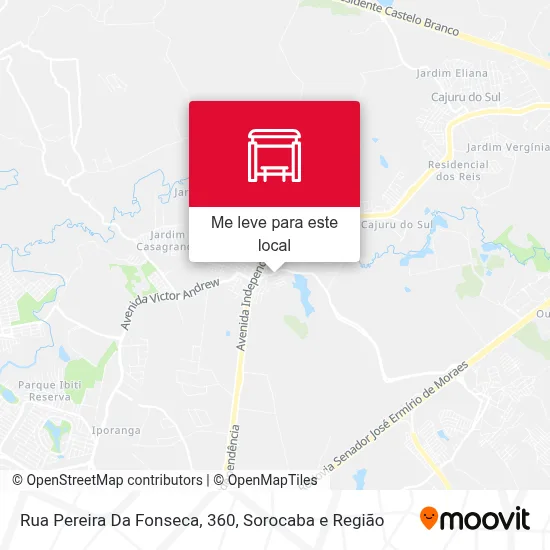 Rua Pereira Da Fonseca, 360 mapa