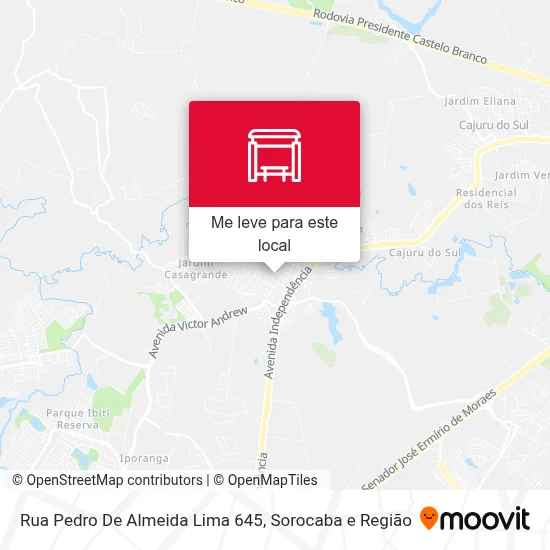 Rua Pedro De Almeida Lima 645 mapa