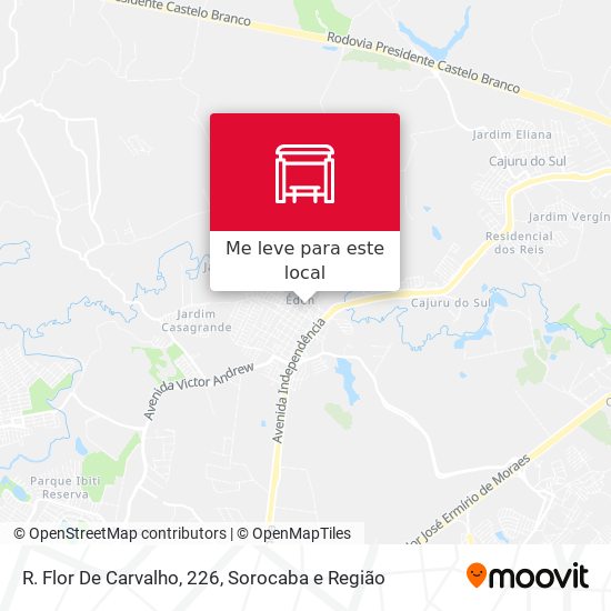 R. Flor De Carvalho, 226 mapa