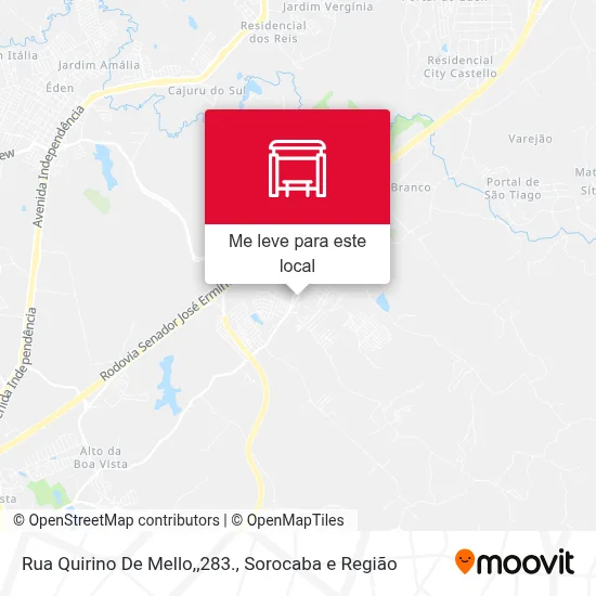 Rua Quirino De Mello,,283. mapa