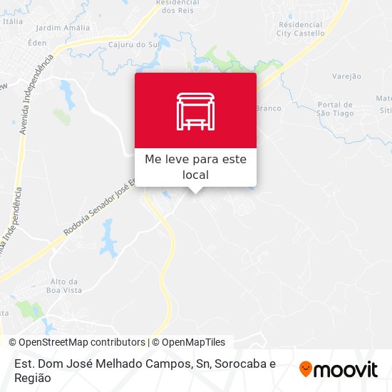 Est. Dom José Melhado Campos, Sn mapa