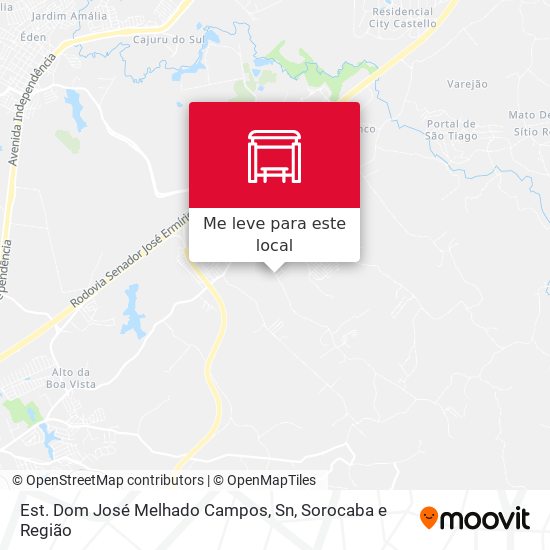 Est. Dom José Melhado Campos, Sn mapa