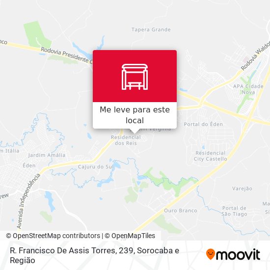 R. Francisco De Assis Torres, 239 mapa