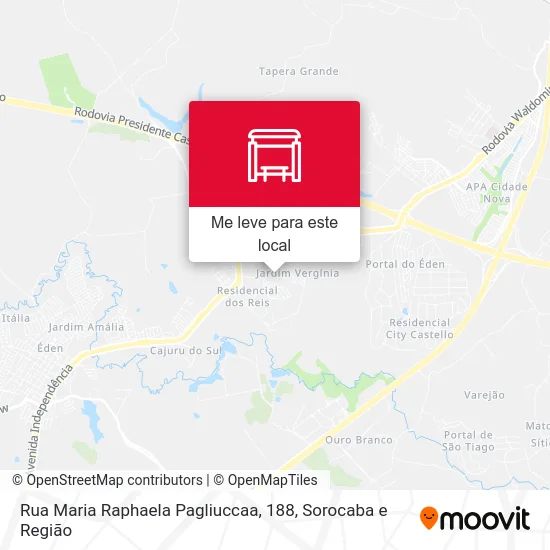 Rua Maria Raphaela Pagliuccaa, 188 mapa