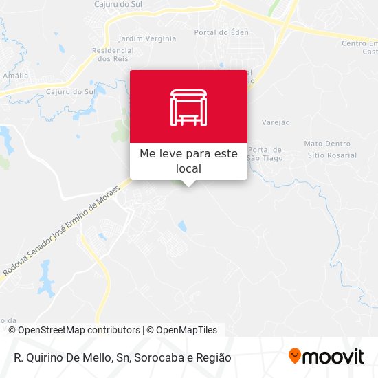 R. Quirino De Mello, Sn mapa