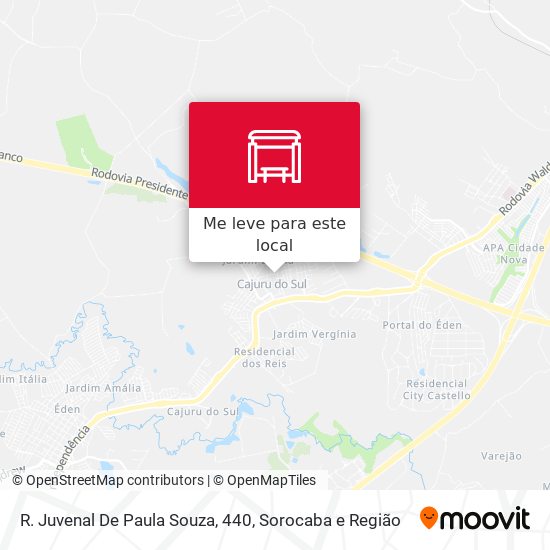 R. Juvenal De Paula Souza, 440 mapa