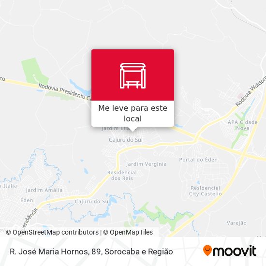 R. José Maria Hornos, 89 mapa