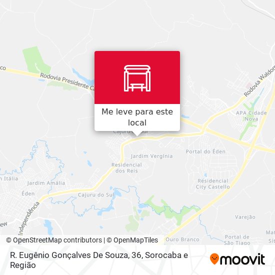 R. Eugênio Gonçalves De Souza, 36 mapa