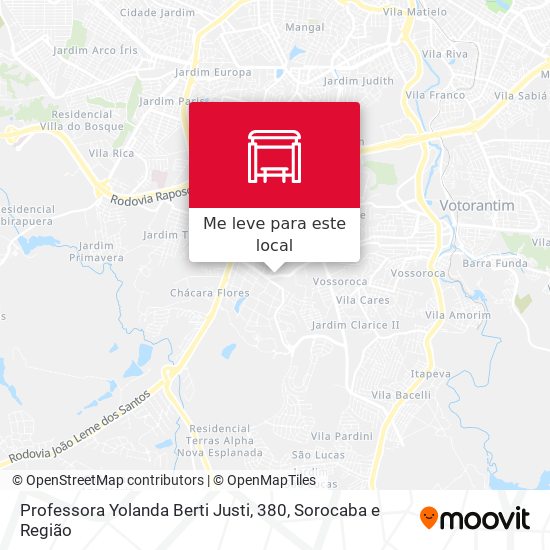 Professora Yolanda Berti Justi, 380 mapa