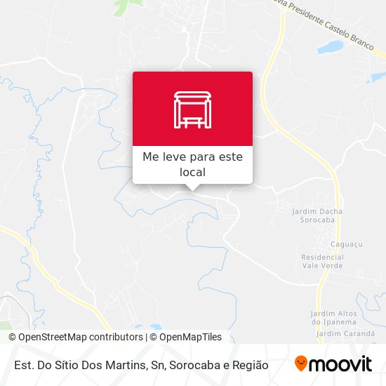 Est. Do Sítio Dos Martins, Sn mapa