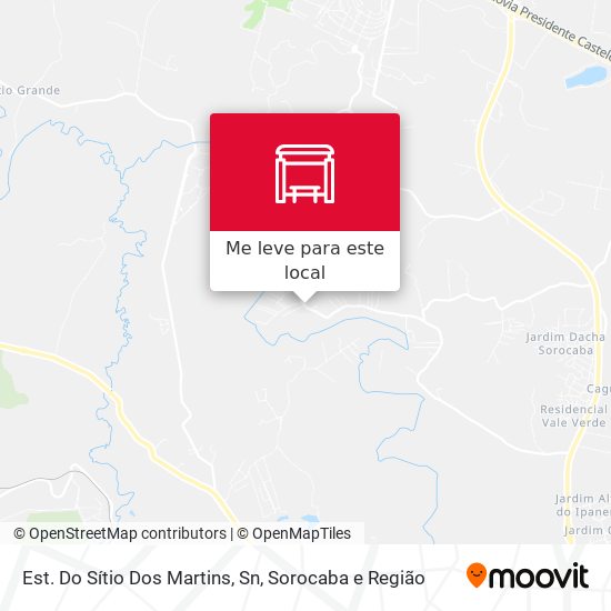 Est. Do Sítio Dos Martins, Sn mapa