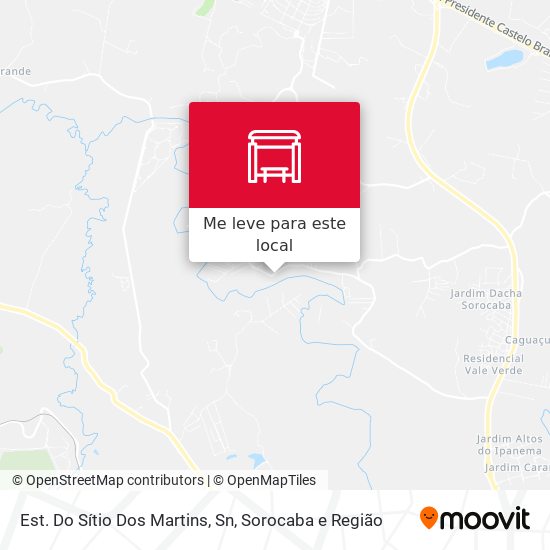 Est. Do Sítio Dos Martins, Sn mapa