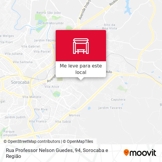 Rua  Professor Nelson Guedes, 94 mapa