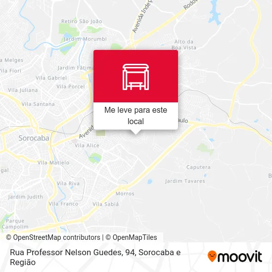 Rua  Professor Nelson Guedes, 94 mapa