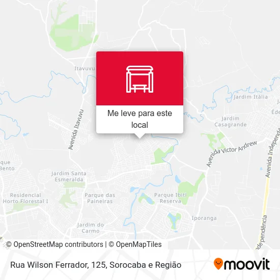 Rua Wilson Ferrador, 125 mapa