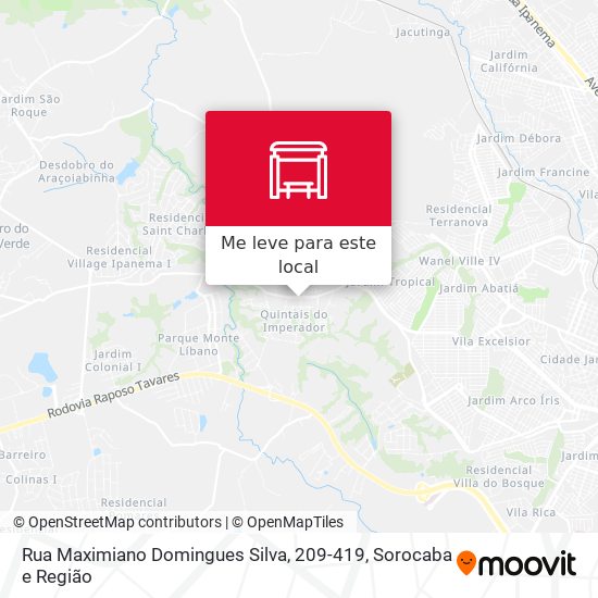 Rua  Maximiano Domingues Silva, 209-419 mapa