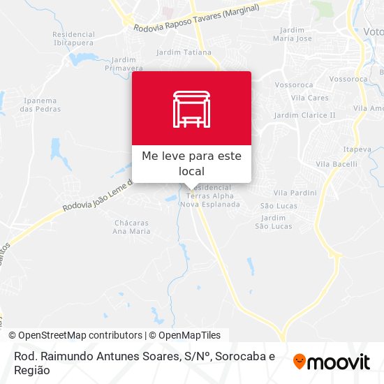 Rod. Raimundo Antunes Soares, S / Nº mapa