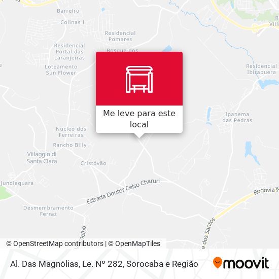 Al. Das Magnólias, Le. Nº 282 mapa