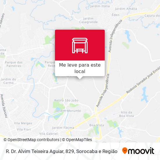 R. Dr. Alvim Teixeira Aguiar,  829 mapa