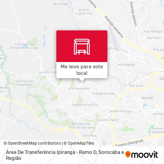 Área De Transferência Ipiranga - Ramo D mapa