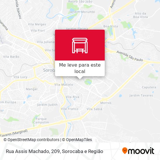 Rua  Assis Machado, 209 mapa