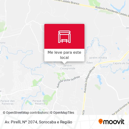 Av. Pirelli, Nº 2074 mapa