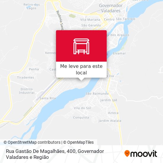 Rua Gastão De Magalhães, 400 mapa