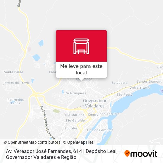 Av. Vereador José Fernandes, 614 | Depósito Leal mapa