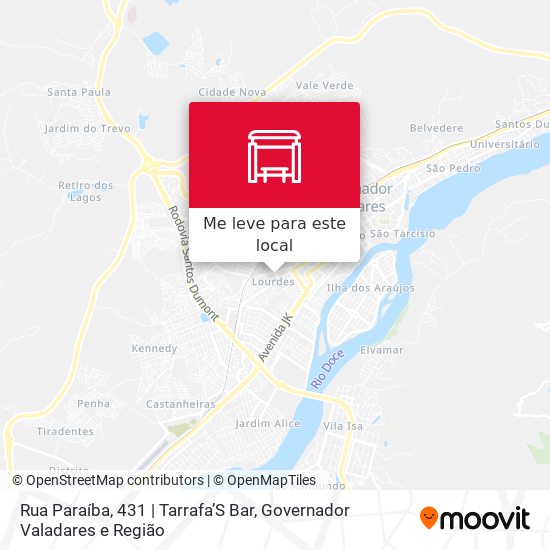 Rua Paraíba, 431 | Tarrafa’S Bar mapa