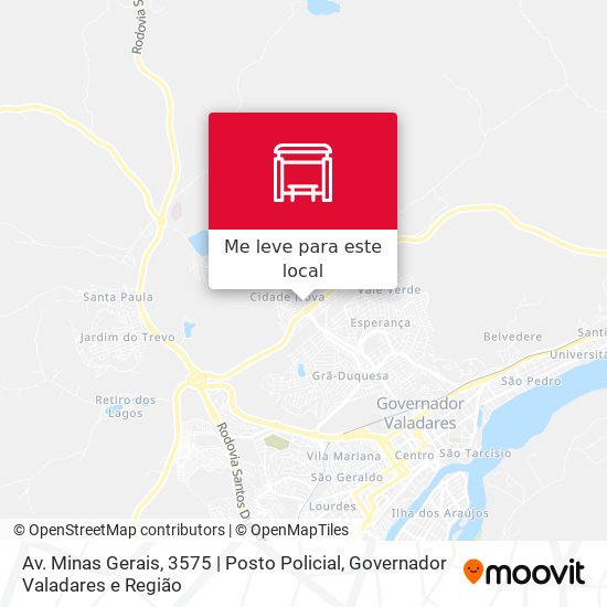 Av. Minas Gerais, 3575 | Posto Policial mapa