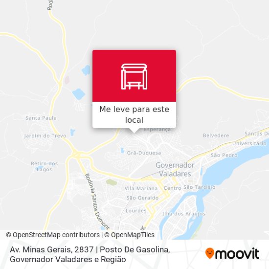 Av. Minas Gerais, 2837 | Posto De Gasolina mapa
