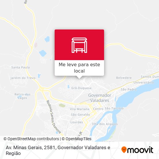 Av. Minas Gerais, 2581 mapa