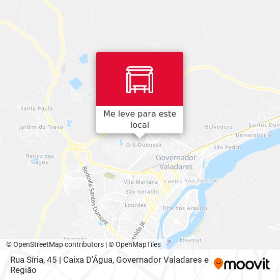 Rua Síria, 45 | Caixa D'Água mapa