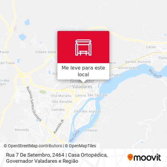 Rua 7 De Setembro, 2464 | Casa Ortopédica mapa