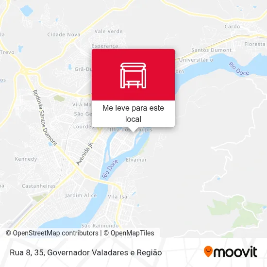 Rua 8, 35 mapa