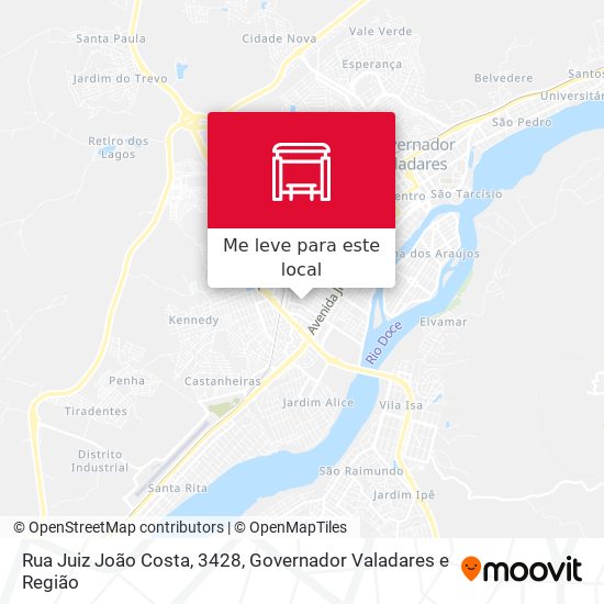 Rua Juiz João Costa, 3428 mapa