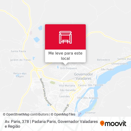 Av. Paris, 378 | Padaria Paris mapa
