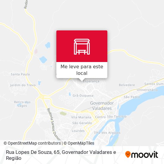 Rua Lopes De Souza, 65 mapa