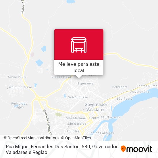 Rua Miguel Fernandes Dos Santos, 580 mapa