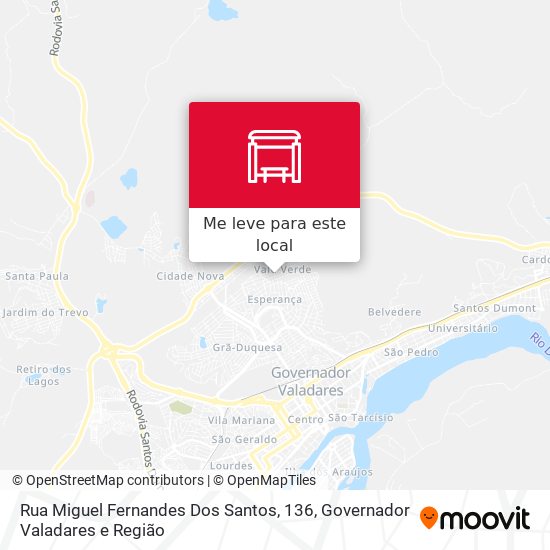 Rua Miguel Fernandes Dos Santos, 136 mapa