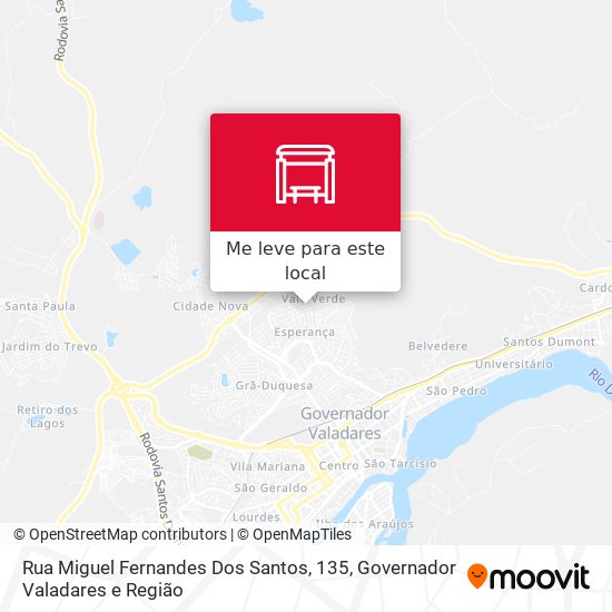 Rua Miguel Fernandes Dos Santos, 135 mapa