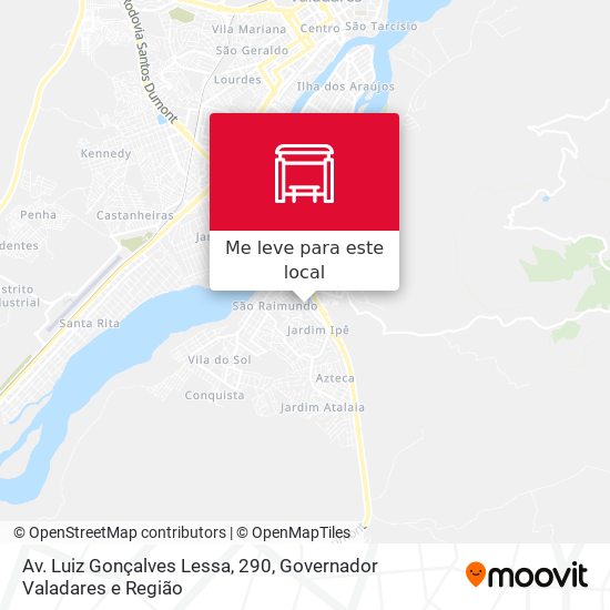 Av. Luiz Gonçalves Lessa, 290 mapa