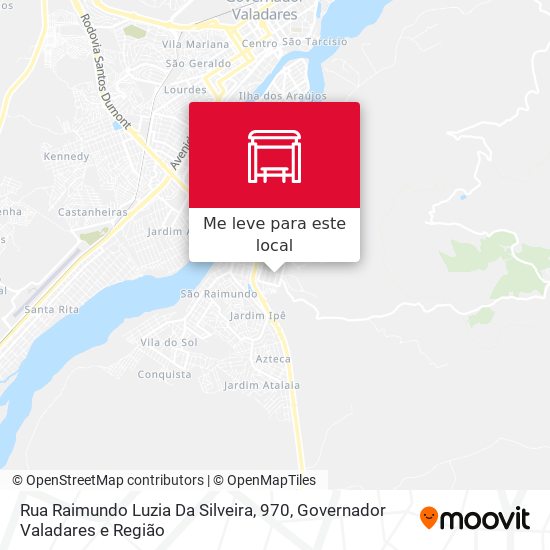 Rua Raimundo Luzia Da Silveira, 970 mapa