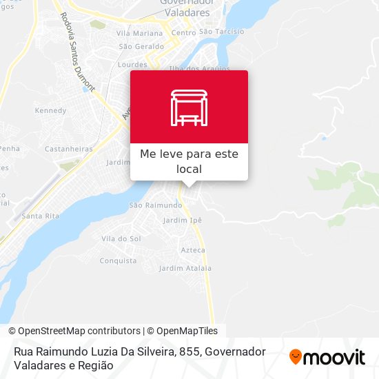 Rua Raimundo Luzia Da Silveira, 855 mapa