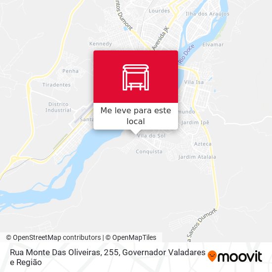Rua Monte Das Oliveiras, 255 mapa