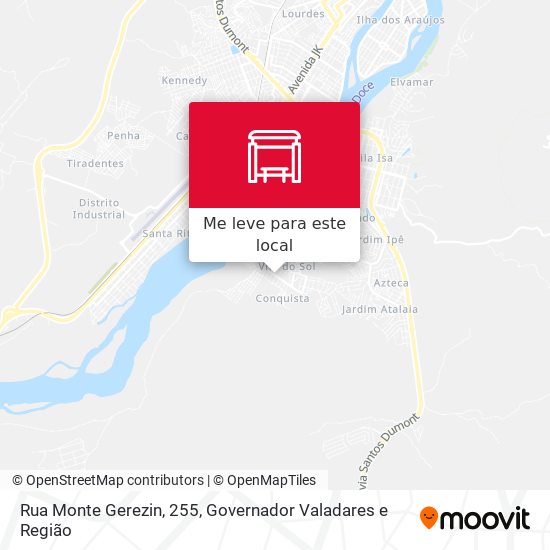 Rua Monte Gerezin, 255 mapa