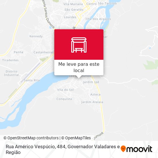 Rua Américo Vespúcio, 484 mapa