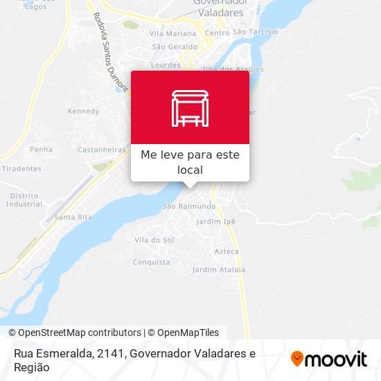 Rua Esmeralda, 2141 mapa