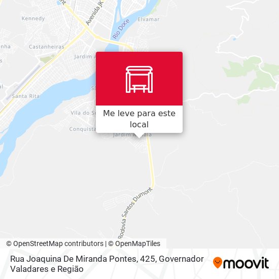 Rua Joaquina De Miranda Pontes, 425 mapa