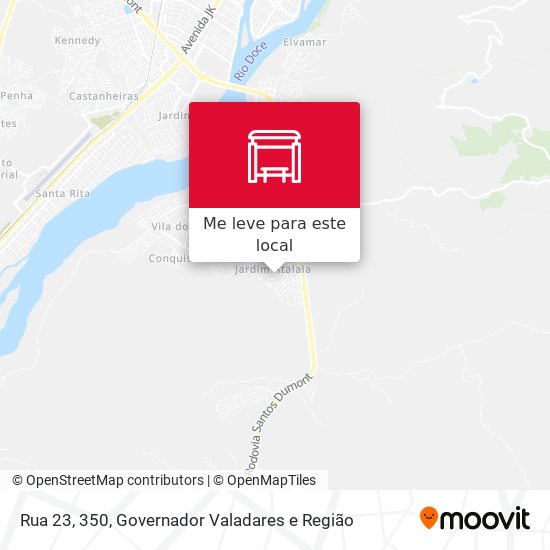 Rua 23, 350 mapa